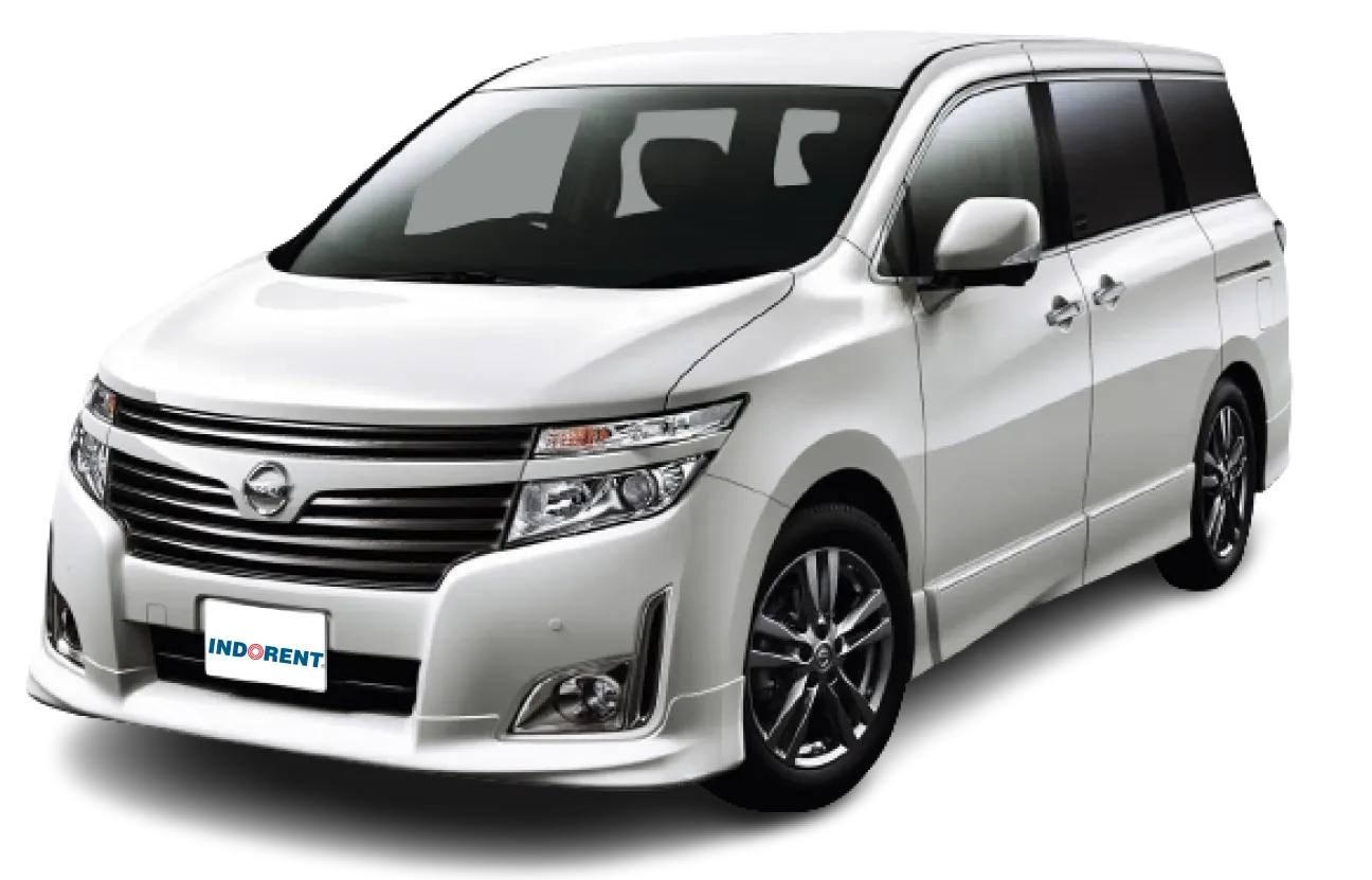 Nissan Elgrand in the INDORENT rental fleet