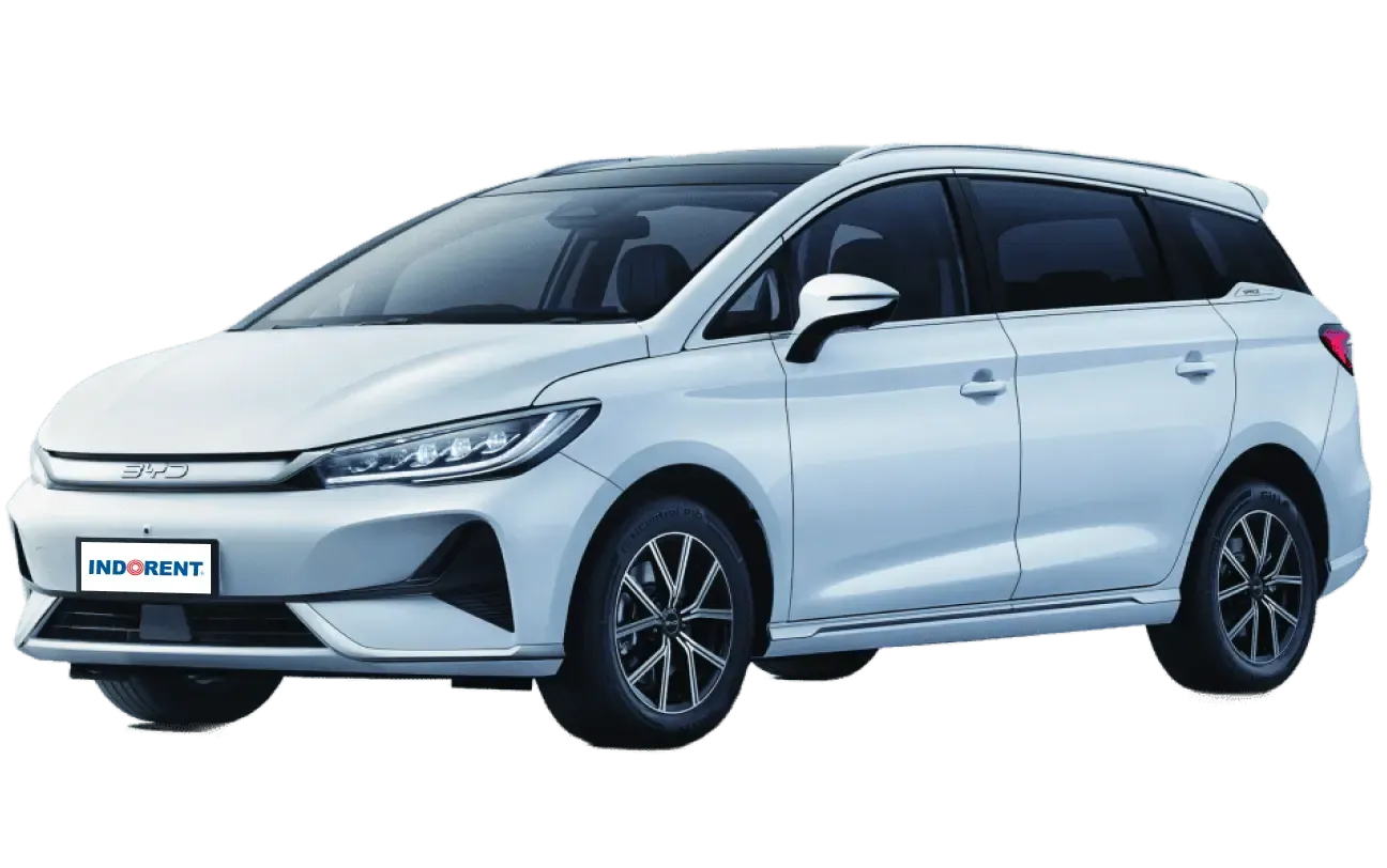 BYD M6 in the INDORENT rental fleet